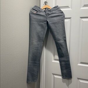 Diesel Gray Denim Jeans